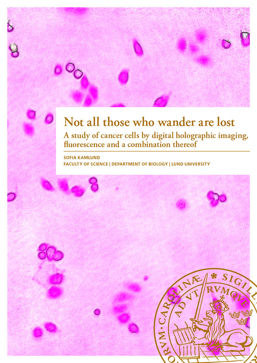 Live cell and single cell tracking thesis